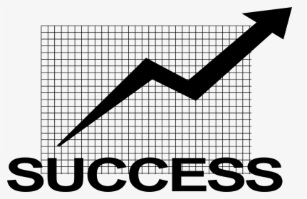 This Free Icons Png Design Of Success Graph Clipart - Success Black And White, Transparent Png, Transparent PNG