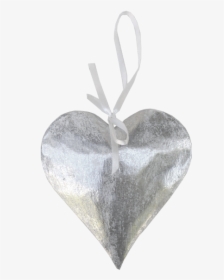 Silver Heart Christmas Ornaments, HD Png Download, Transparent PNG