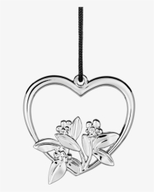 Heart Flower H6 5 Silver Plated Karen Blixen - Karen Blixen Julepynt, HD Png Download, Transparent PNG