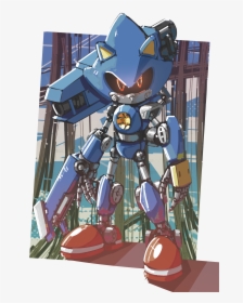 Metal Sonic, But He Has A Cannon And A Chainsaw - Метал Соника, HD Png Download, Transparent PNG