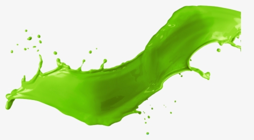 Green Ink Splash - Green Juice Splash Png, Transparent Png, Transparent PNG