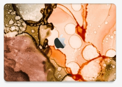 Orange Color Splash Skin Macbook Air 2018- - Stained Glass, HD Png Download, Transparent PNG