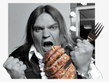 This Thread Would Not Be Complete Without A Picture - Meatloaf Singer Eating Meatloaf, HD Png Download, Transparent PNG