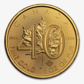 Kanadische Goldmünze 40 Jahre, HD Png Download, Transparent PNG