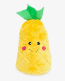 Zippy Paws Pineapple Nomnomz Plush Dog Toy With Squeaker - Zippypaws, HD Png Download, Transparent PNG