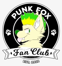 Punk Fox Fanclub Shirt - Cartoon, HD Png Download, Transparent PNG