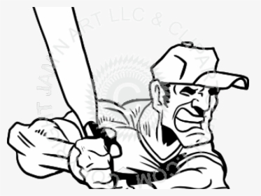 Man Clipart Softball - Illustration, HD Png Download, Transparent PNG