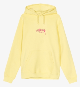 Felpa Hoodie Logo Stussy Lemon - Hoodie, HD Png Download, Transparent PNG