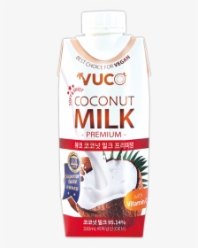 Vuco Premium Coconut Milk 330 Ml Drink Aseptic Coconut - Juicebox, HD Png Download, Transparent PNG