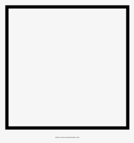 Square Coloring Page - Symmetry, HD Png Download, Transparent PNG