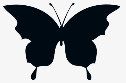 Dragonfly Silhouette Png - Butterfly Drawing Silhouette Png, Transparent Png, Transparent PNG