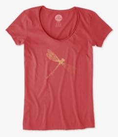 Women S Dragonfly Smooth Scoop - Active Shirt, HD Png Download, Transparent PNG