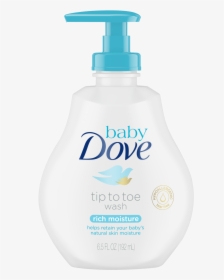 Baby Dove Rich Moisture Tip To Toe Wash 13 Oz - Dove, HD Png Download, Transparent PNG