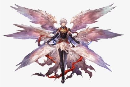 Angel Lucifer Shingeki No Bahamut , Png Download - Granblue Fantasy Characters Angels, Transparent Png, Transparent PNG