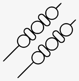 Kebab - Line Art, HD Png Download, Transparent PNG