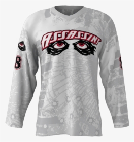 Assassins Custom Roller Hockey Jersey - Long-sleeved T-shirt, HD Png Download, Transparent PNG
