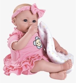 Adora Lifelike Baby Doll Baby Time Pink, HD Png Download, Transparent PNG