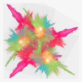 Ftestickers Colorsplash Coloredpowder Powderexplosion - Floral Design, HD Png Download, Transparent PNG