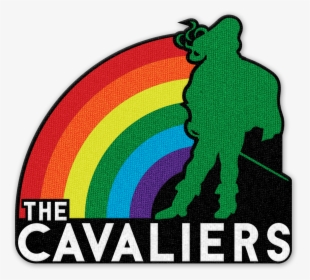 Cavaliers Standing Man Rainbow Patch - Graphic Design, HD Png Download, Transparent PNG