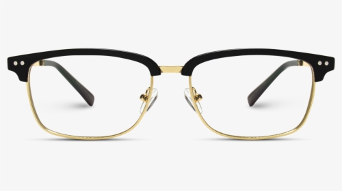 Black Gold Frame Half Frame Retro Metal Frame Eyeglasses, - Kara Danvers Supergirl Glasses, HD Png Download, Transparent PNG