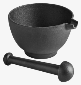 Cast Iron Pestle & Mortar Large - Caquelon, HD Png Download, Transparent PNG