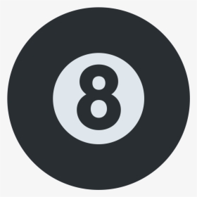 8 Ball Png - Instagram Icon Round Grey, Transparent Png, Transparent PNG