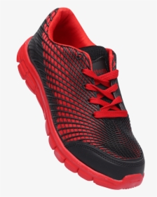 Boys Red Lace Up Sport Shoe - Boys Red Shoes Png, Transparent Png, Transparent PNG