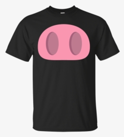 Pig Nose Emoji T-shirt , Png Download - T-shirt, Transparent Png, Transparent PNG