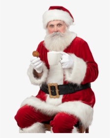 Men - Santa Claus Eating, HD Png Download, Transparent PNG
