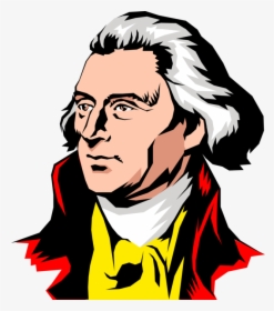 Vector Illustration Of Founding Father Thomas Jefferson - Transparent Thomas Jefferson Png, Png Download, Transparent PNG