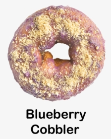 Blueberry Frosting And Graham Cracker - Doughnut, HD Png Download, Transparent PNG