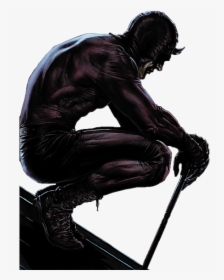 The Devil, Inside And Out Vol - Daredevil Sitting, HD Png Download, Transparent PNG