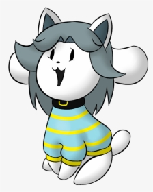 Temmie By Ponderingchibi-d9hl6f6 - Temmie Transparent Background, HD Png Download, Transparent PNG