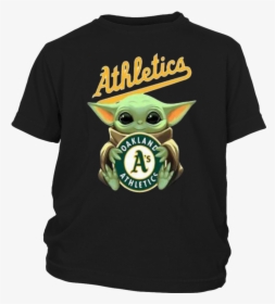 Baby Yoda Hug Oakland Athletics Star Wars Shirt - Oakland A's, HD Png Download, Transparent PNG