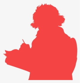 Vector Beethoven Silhouette, HD Png Download, Transparent PNG
