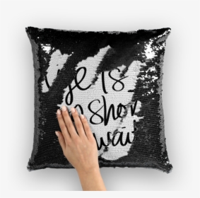 Sequin Cushion Quotes, HD Png Download, Transparent PNG