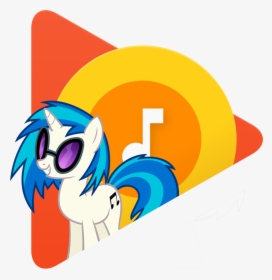 Google Play Music Icon Png - Dj Pon 3, Transparent Png, Transparent PNG