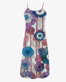 Hanging Flower Garland Alcestis Slip Dress - Pattern, HD Png Download, Transparent PNG