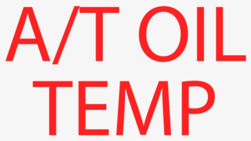 A/t Oil Temp Symbol In Red - Circle, HD Png Download, Transparent PNG