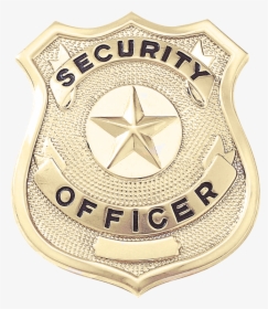 Security Officer Shield - Emblem, HD Png Download, Transparent PNG