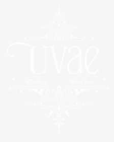 White Logo For Uvae Kitchen And Wine Bar In Chicago - Johns Hopkins Logo White, HD Png Download, Transparent PNG