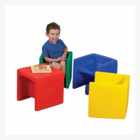 Product Image - Children's Factory Cube Chair, HD Png Download, Transparent PNG