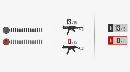 Common Ammo Count - Machine Gun, HD Png Download, Transparent PNG