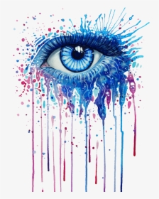 #eye #vector #eyeart #eyelashes #pupil #blueeyes - Pixie Cold Art Eyes, HD Png Download, Transparent PNG