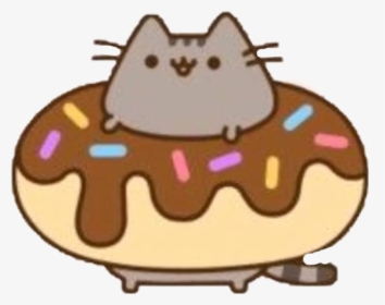 Pooh Sheen The Cat Clipart , Png Download - Pusheen Cat Donut Coloring Pages, Transparent Png, Transparent PNG