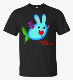 Vampire Bunny Fish Cute And Scary T Shirt & Hoodie - Kitten T Shirt Pennywise, HD Png Download, Transparent PNG