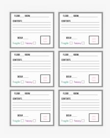Moving House Box Labels, HD Png Download, Transparent PNG