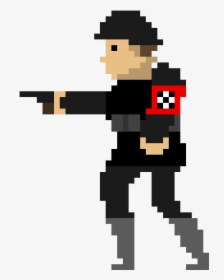 Nazi Soldier Pixel Art, HD Png Download, Transparent PNG