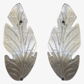 1980 Italian Vintage Nickel Pair Of Tall Silver Color - Murano, HD Png Download, Transparent PNG