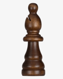 Wooden Chess Piece Bishop, HD Png Download, Transparent PNG
